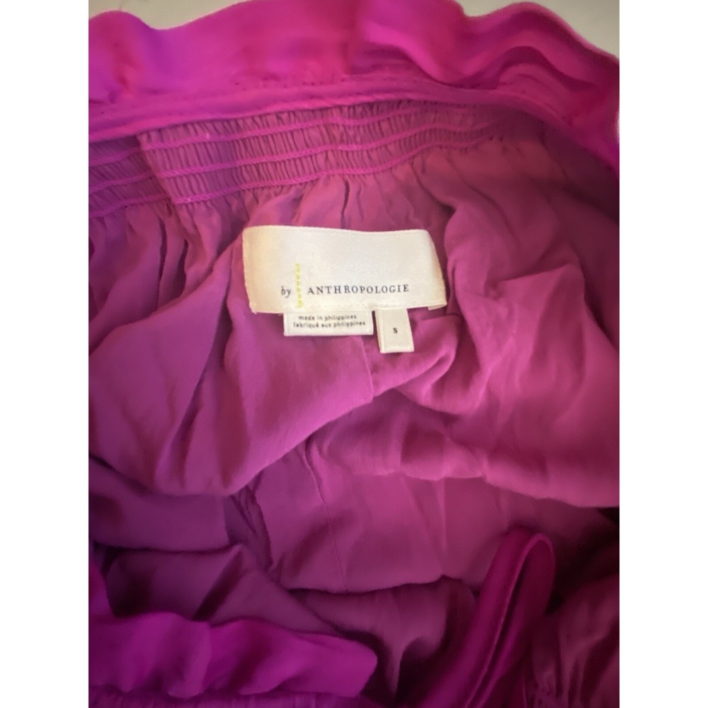 Anthropologie Tunic Dress Women's Size Small Giulia Fushia Pink Swing Dress Boho - Picture 4 of 7